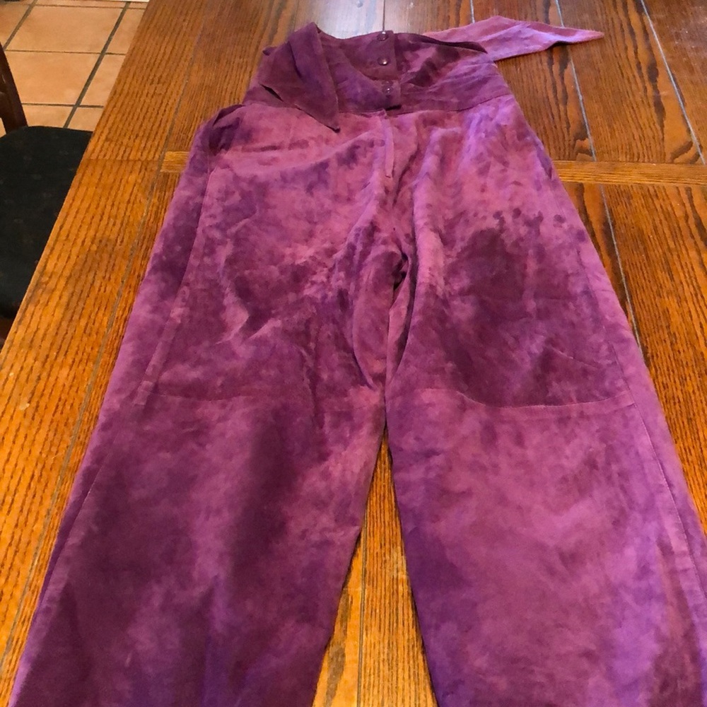 Late 80’s Moda Domani suede pants